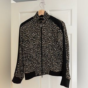 John Varvatos OTD brand Leopard track jacket. Size small. BNWT. $495